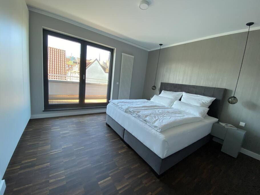 Exklusive Penthouse-Wohnung Im Herzen Rostocks Exterior foto